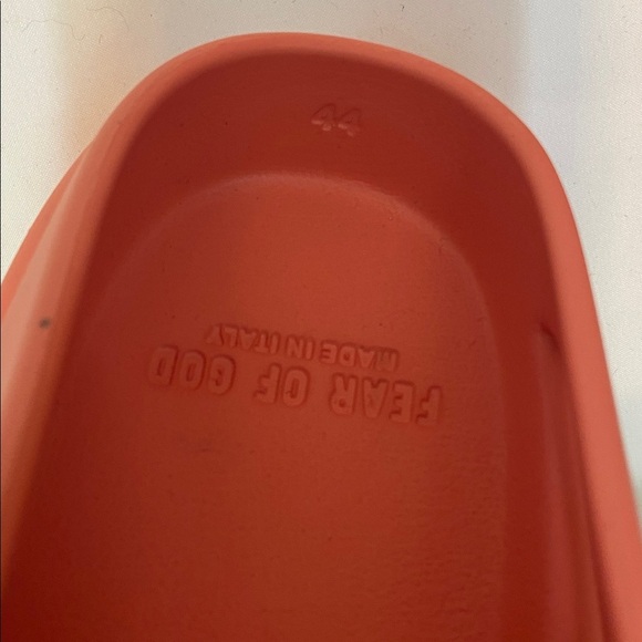 Fear of God  Coral  Extralight California Slip-on Mules.Size-44 main image 8